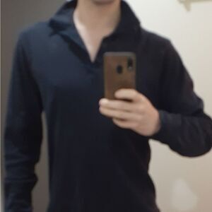 J crew collared sweat shirt